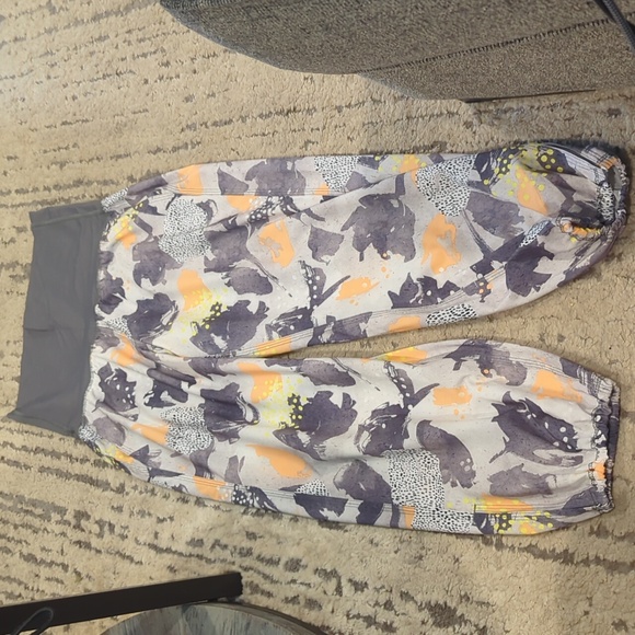 Lululemon Om Pant Mini Art Pop White Multi / Slate - Picture 10 of 11